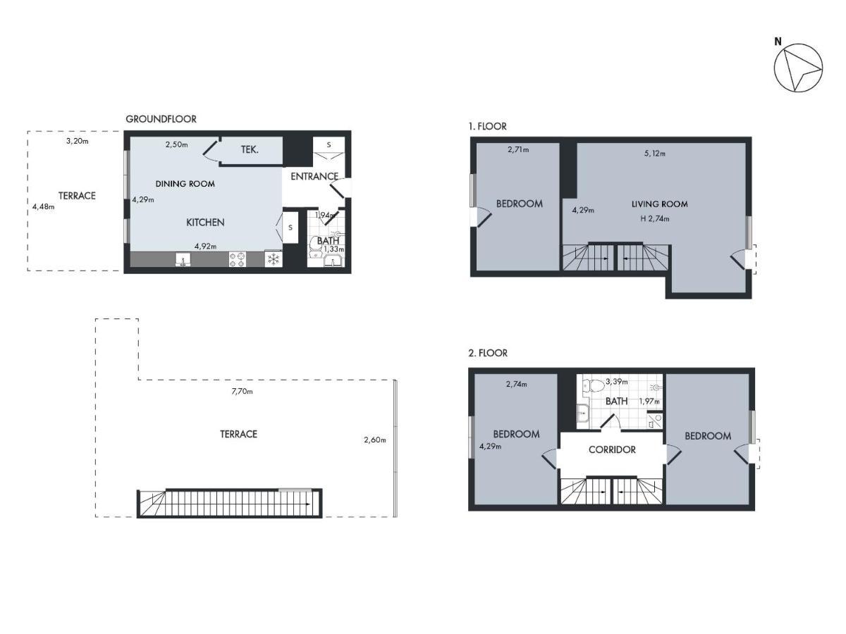 Sanders Pier - Fantastic 3-Bedroom Townhouse With Balcony Terrace Copenaghen Esterno foto